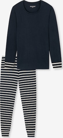 Pyjama 'Casual Essentials' SCHIESSER en bleu : devant