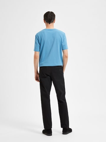 Slimfit Pantaloni '16087663' di SELECTED in nero