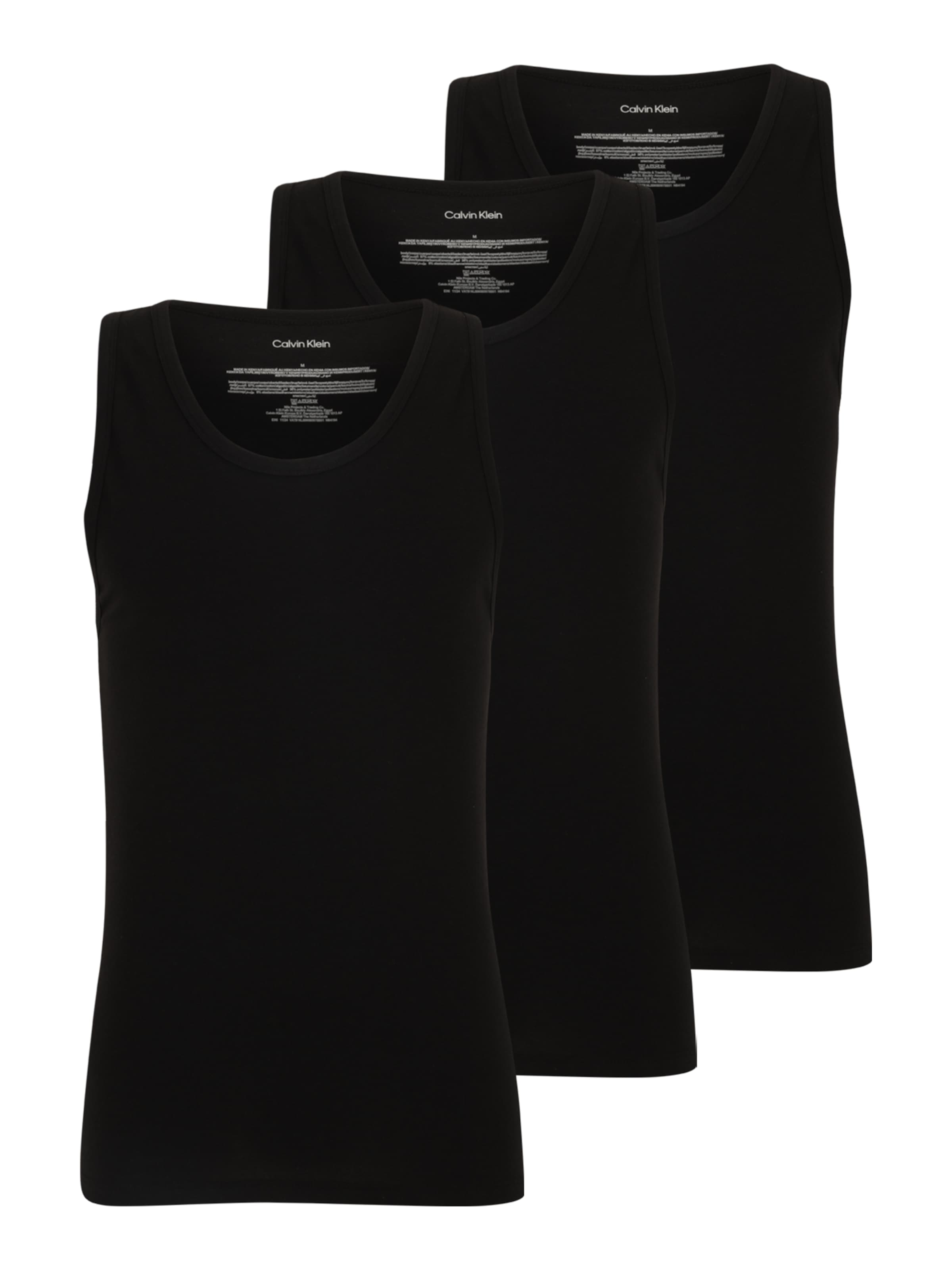 Maiou de la Calvin Klein Underwear pe negru: față