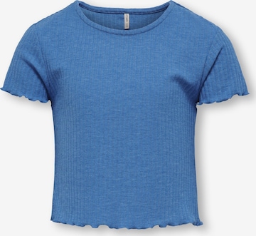 T-Shirt 'KOGNella' ONLY GIRLS en bleu : devant