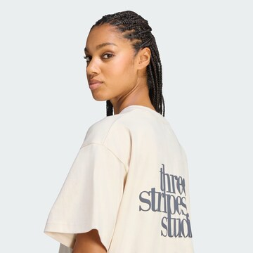 ADIDAS SPORTSWEAR - Camisa funcionais 'Studio' em branco