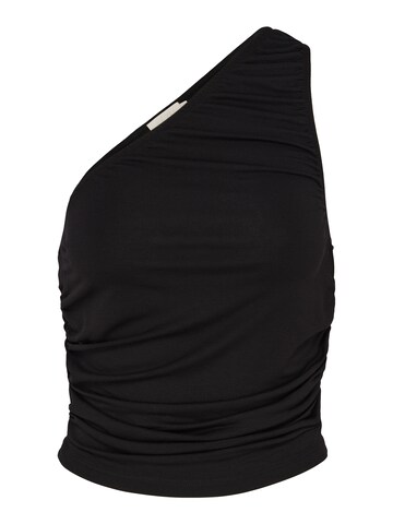 Lezu Top 'Josephine' in Black: front