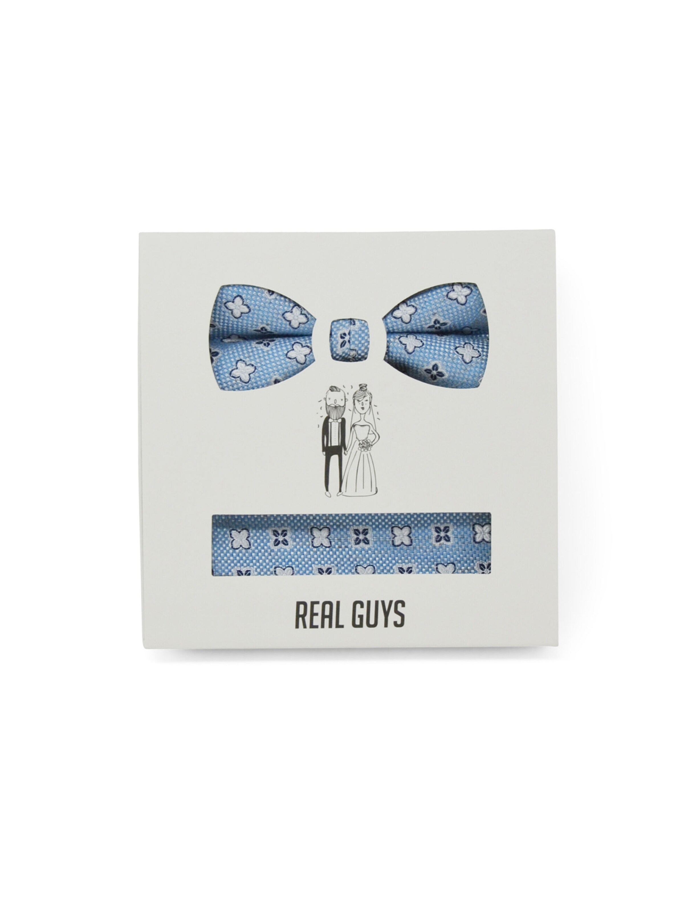 Real Guys Vlinderdasje in Blauw