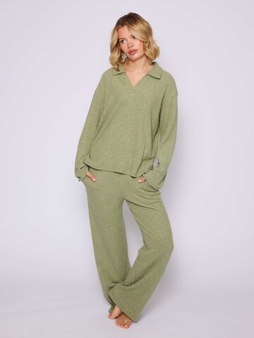 Loungeable Loungewear in Green: front