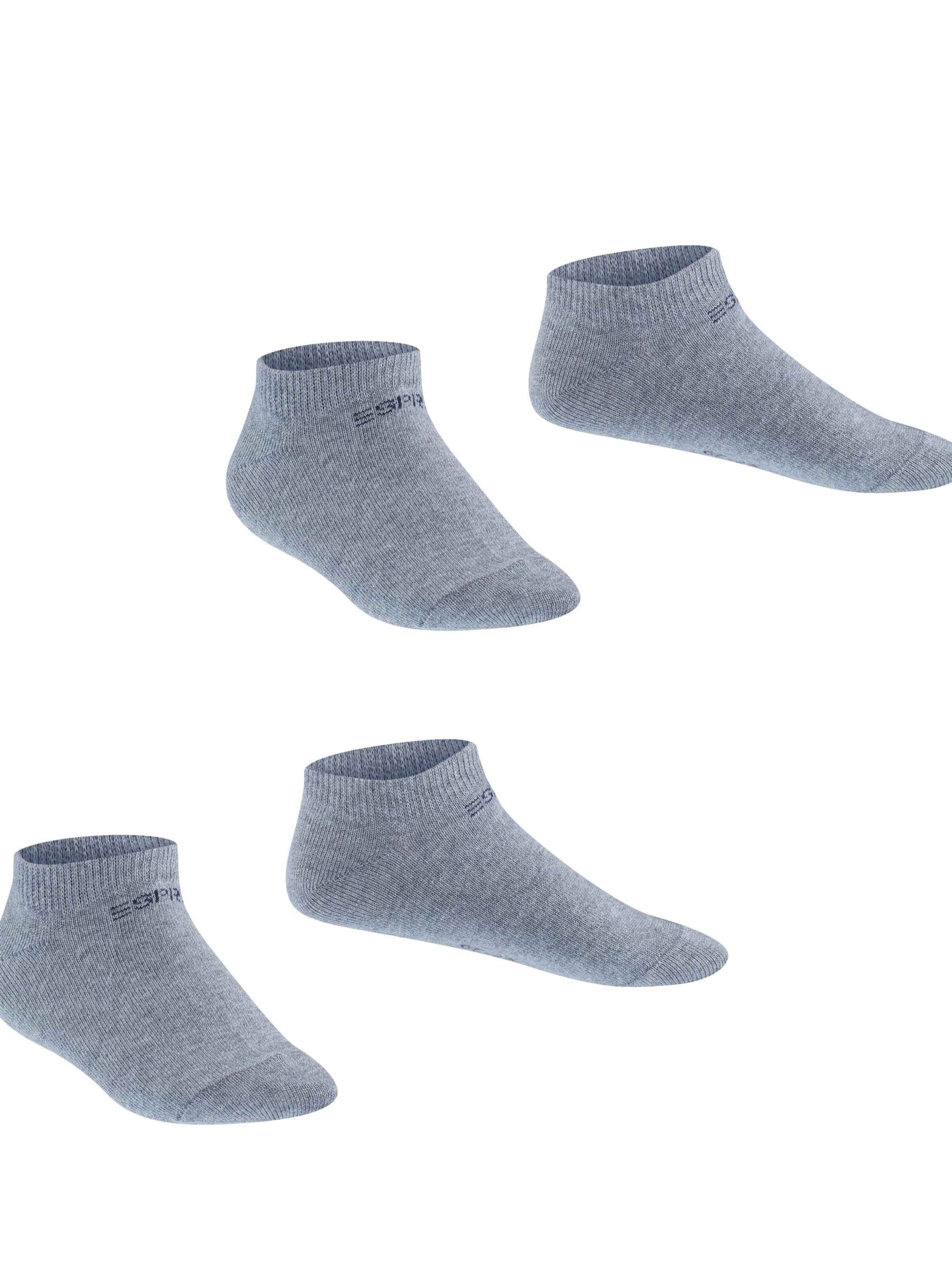 ESPRIT Socken 'Foot Logo 2-Pack'‌‌‌‌‌‌‌‌‌‌ in Grau