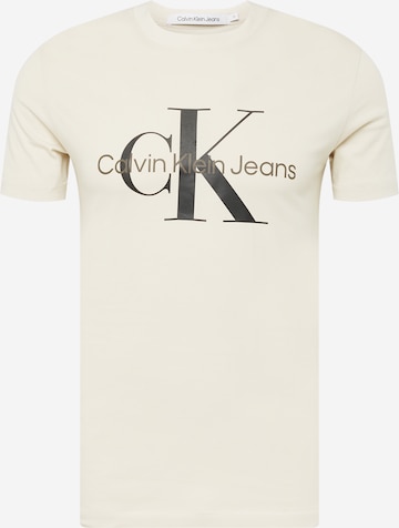 Calvin Klein Jeans Paita värissä beige: edessä