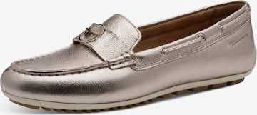 Mocassin Tamaris en argent : devant