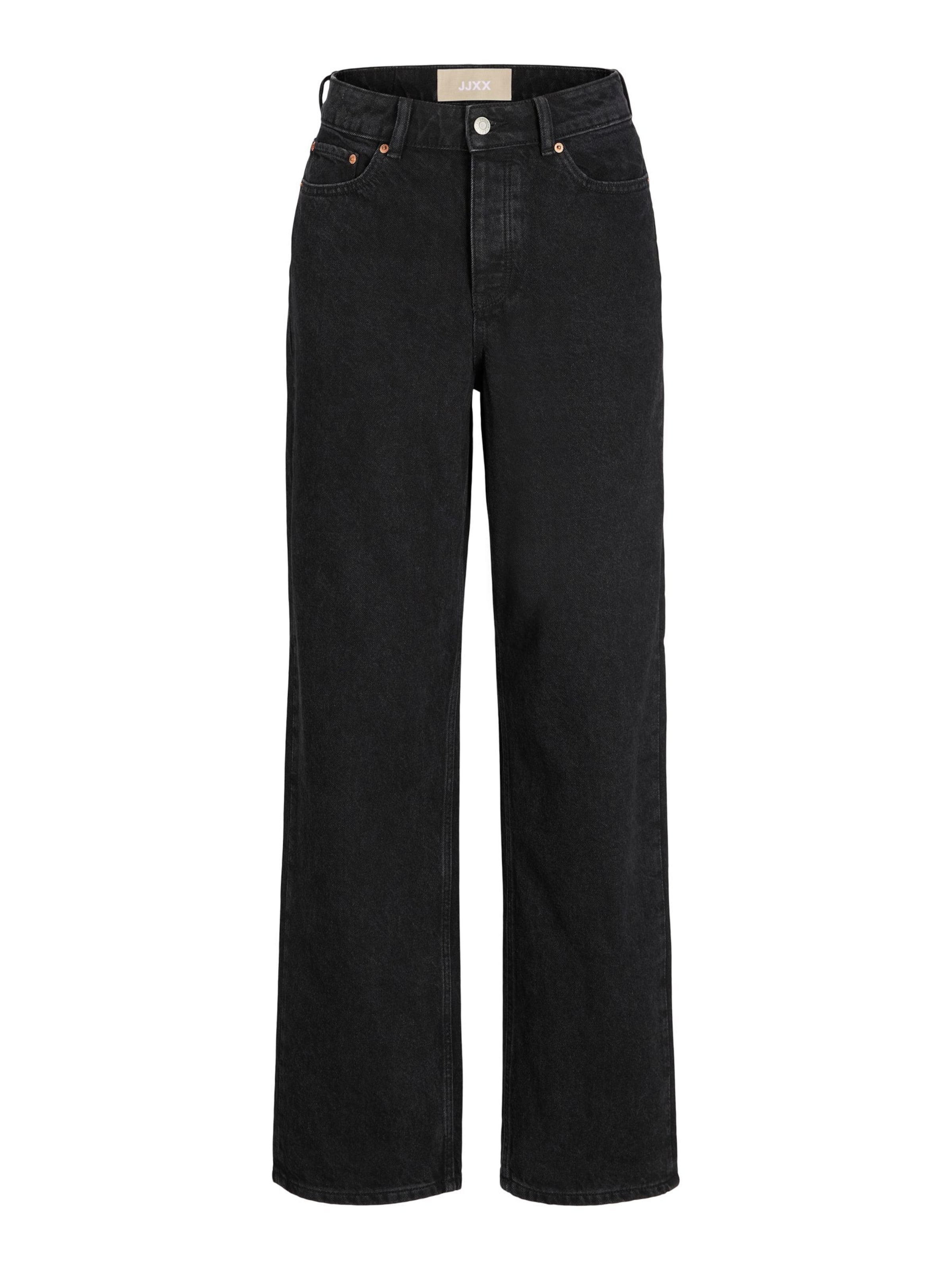 JJXX Loose fit Jeans 'JXSeville' in Black: front