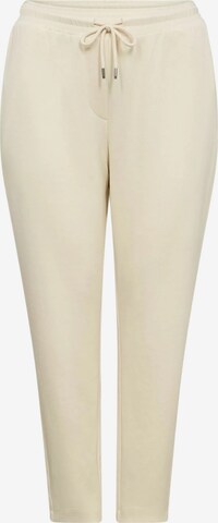 Wasabi Concept Broek 'Sabina 31' in Beige: voorkant