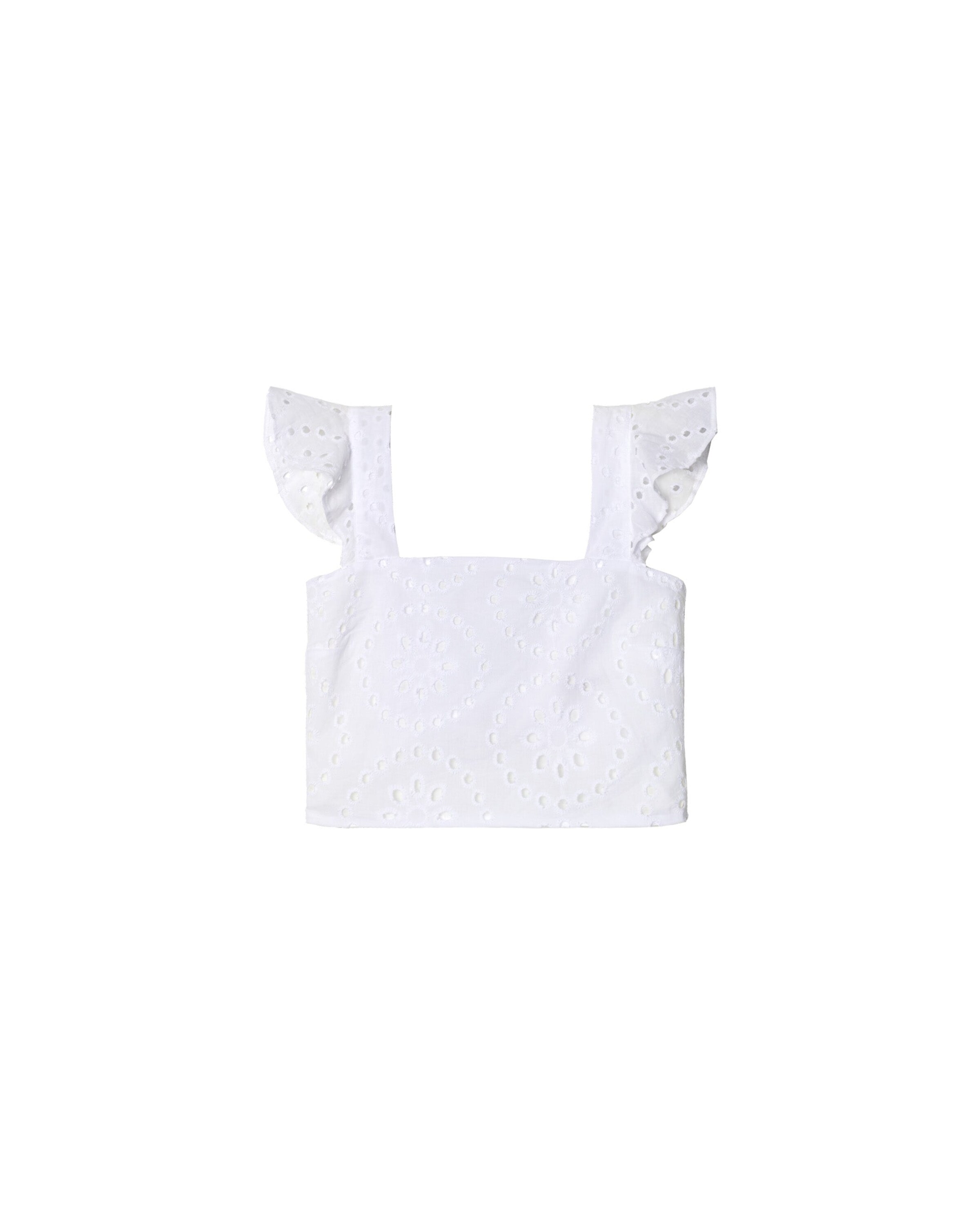 THE-ARE - Top en blanco: frente