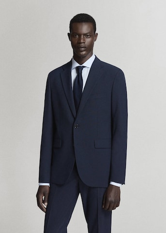 MANGO MAN Slim Fit Sakko 'Milan' in Blau: Vorderseite