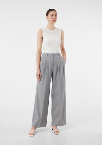 COMMA Flared Broek in Grijs
