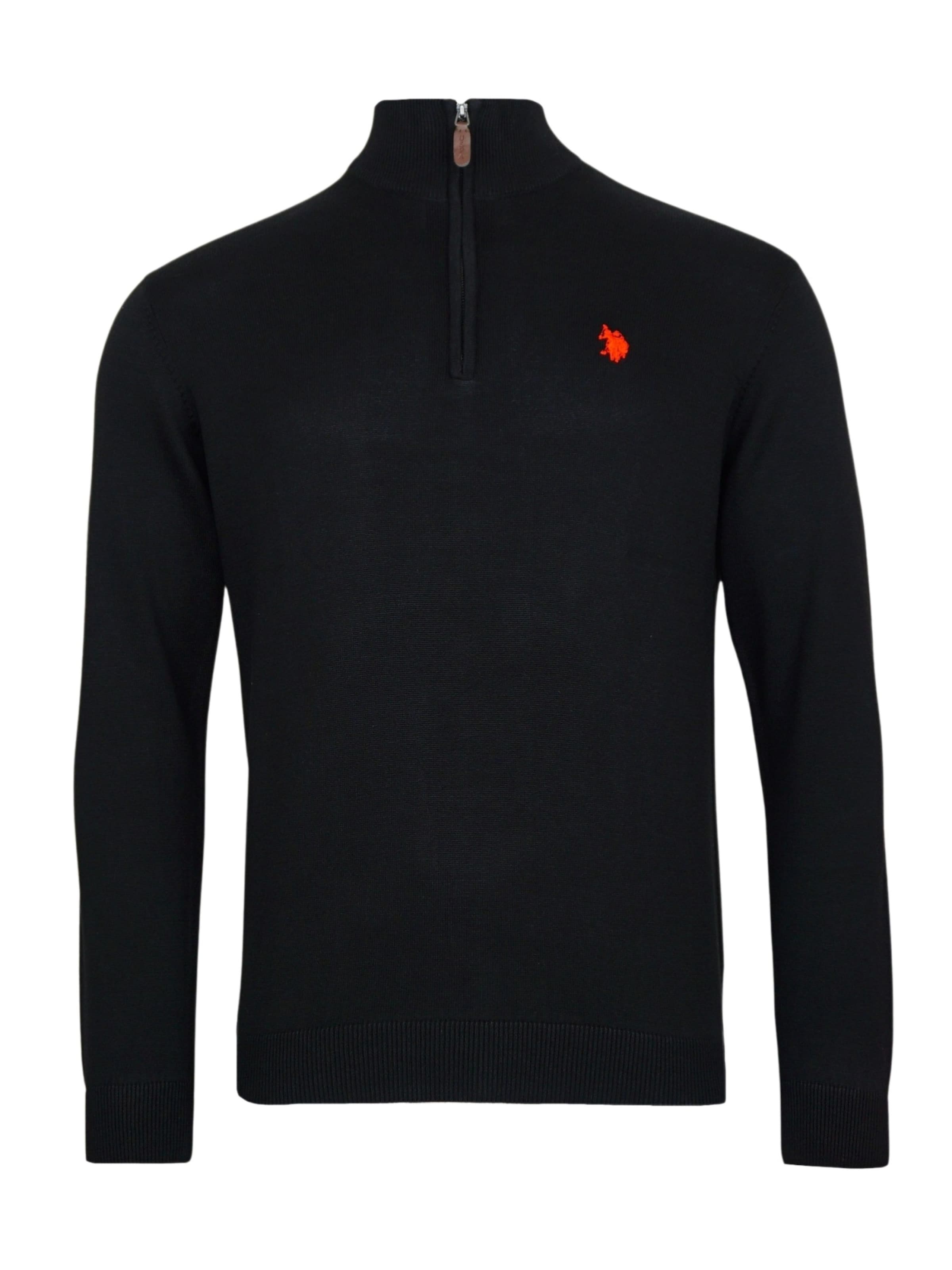 U.S. POLO ASSN. Pullover in Schwarz: Vorderseite