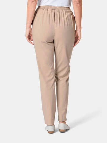 Regular Pantalon 'Martha' Goldner en beige