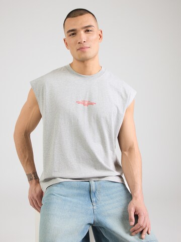 JACK & JONES Koszulka 'JCOBREEZE' w kolorze szary: przód