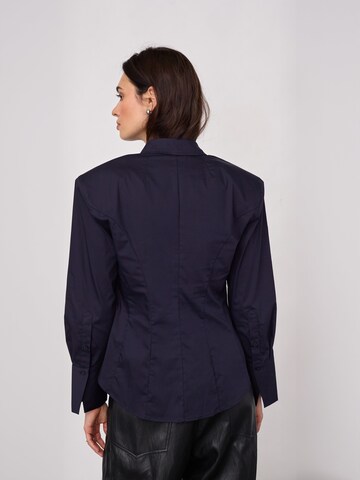 Maglietta ' SannaCC ' di co'couture in blu: dietro