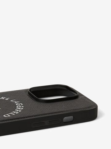 Protection pour smartphone Karl Lagerfeld en noir