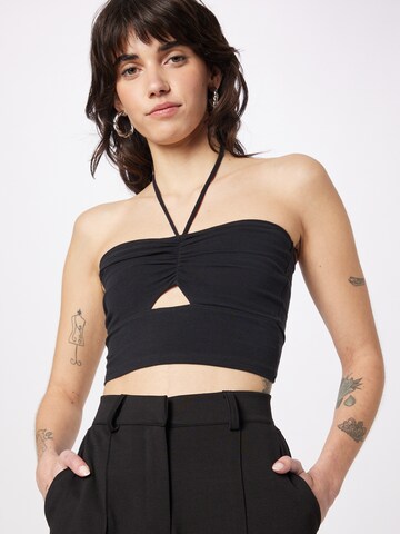 Top di HOLLISTER in nero: frontale