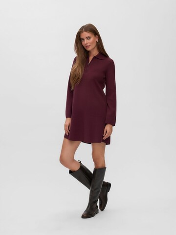 Robes en maille 'AWHanna' VERO MODA en rouge : devant