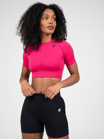 Gorilla Wear Functioneel shirt 'Whitnye' in Roze: voorkant