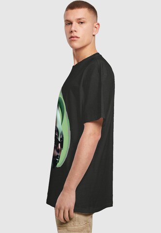 Forgotten Faces Shirt 'Green Empress' in Black