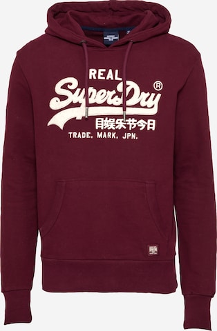 Superdry Sweatshirt in Rot: predná strana