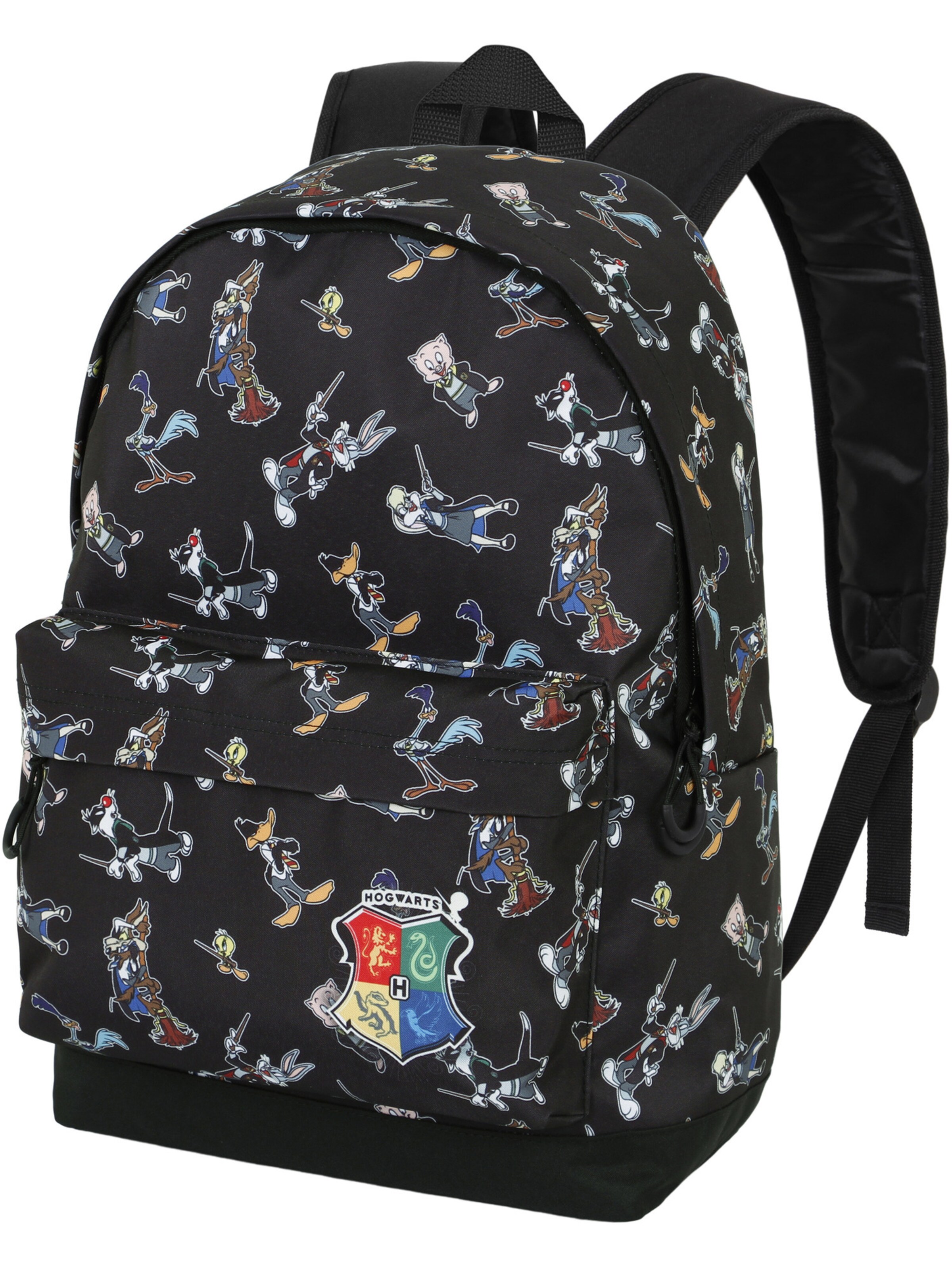 Warner Bros. Backpack ' Looney Tunes Harry Tunes-FAN HS 2.0 ' in Black
