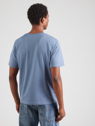 T-Shirt JACK & JONES en bleu : derrière