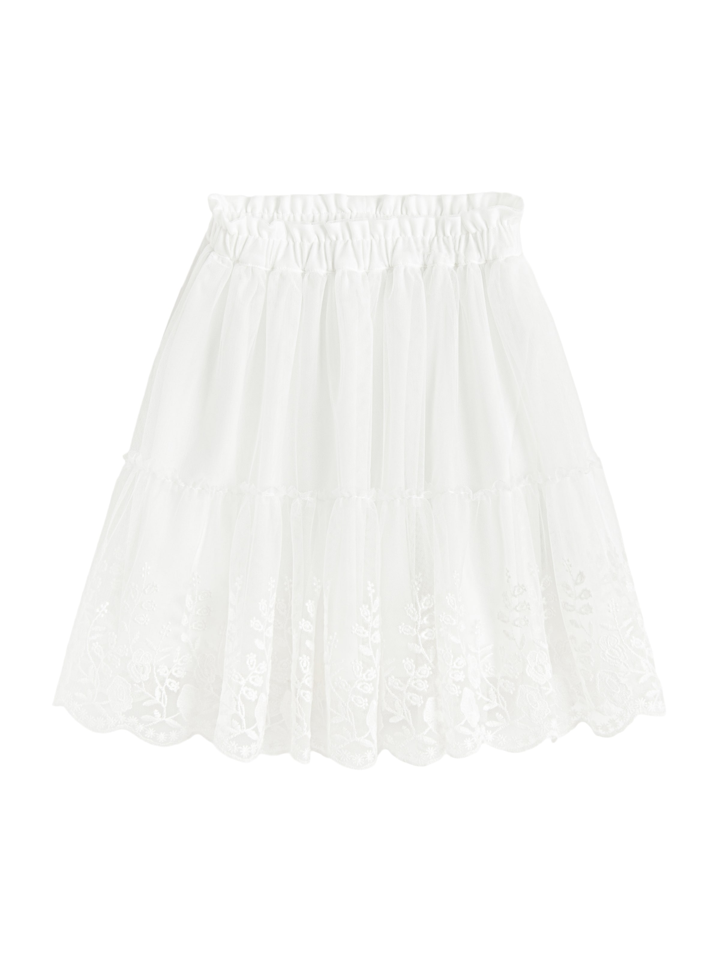 Cool Club - Falda en blanco: frente