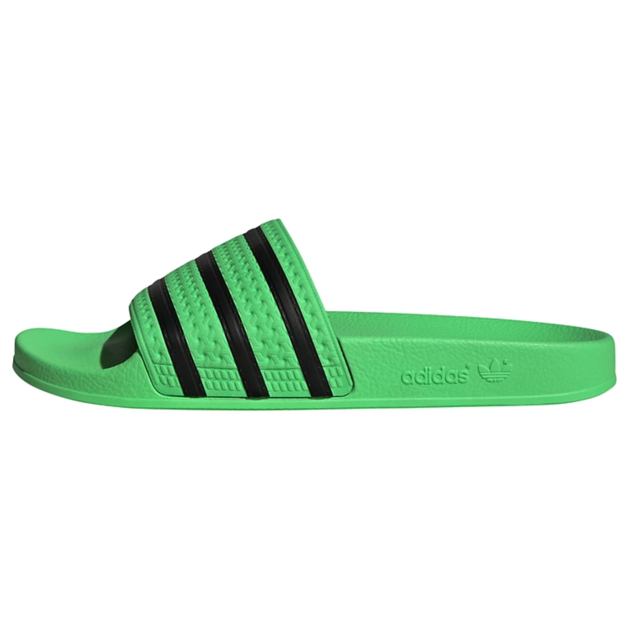 ADIDAS ORIGINALS - Zapatos abiertos 'Adilette' en verde: frente
