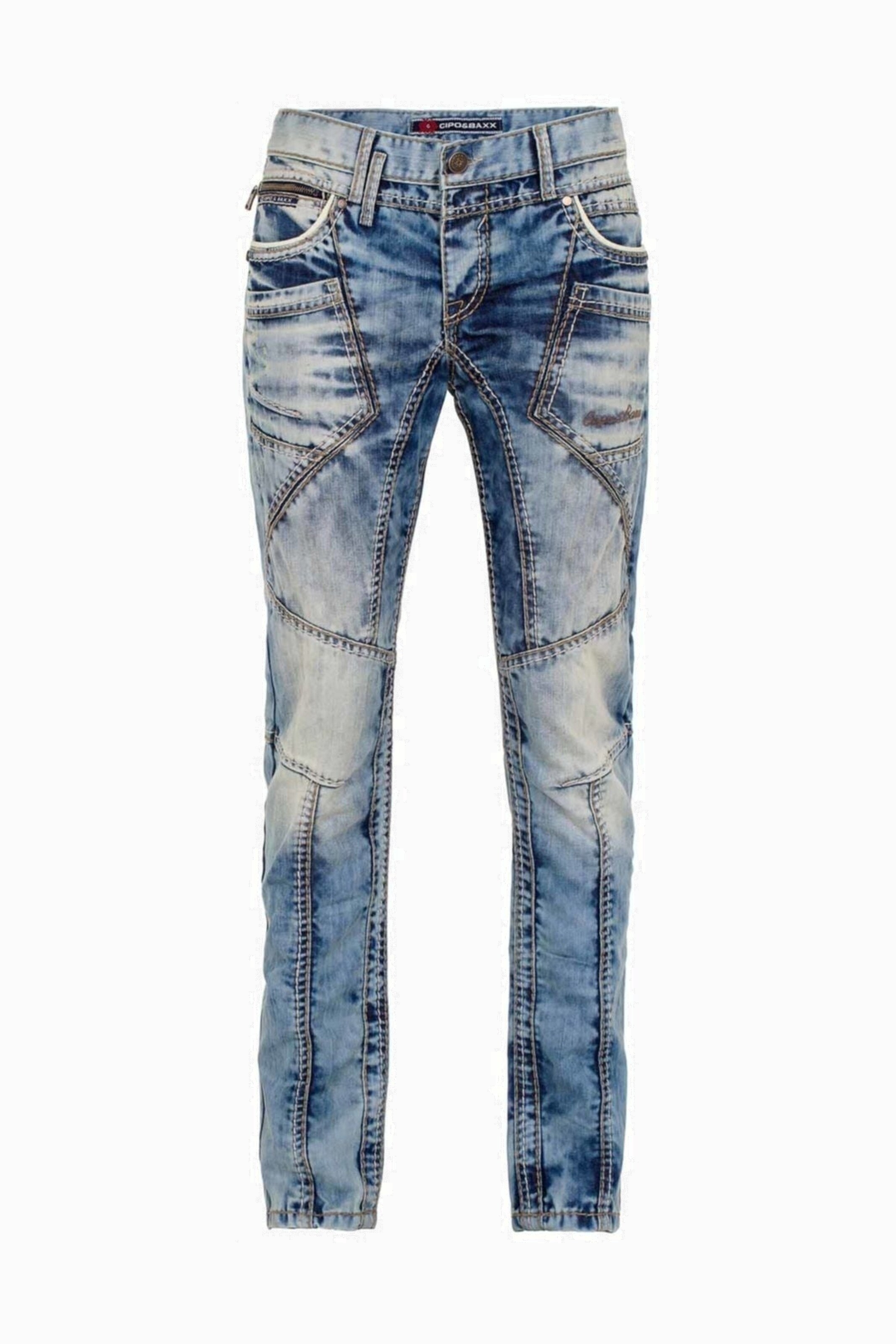 CIPO & BAXX Regular Jeans in Blau: Vorderseite
