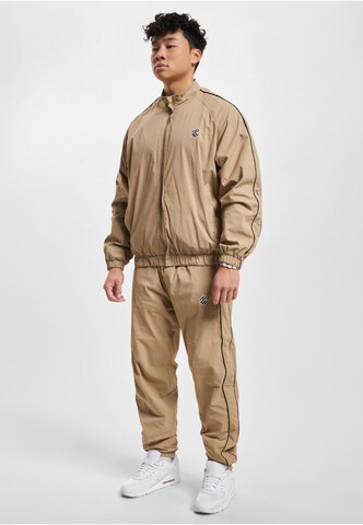 ROCAWEAR Sweat suit 'Champ' in Beige: front