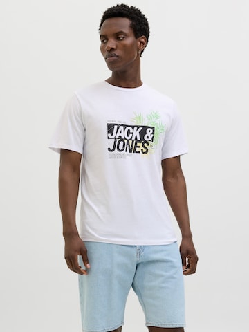 JACK & JONES Shirt 'JJJaxon' in White: front