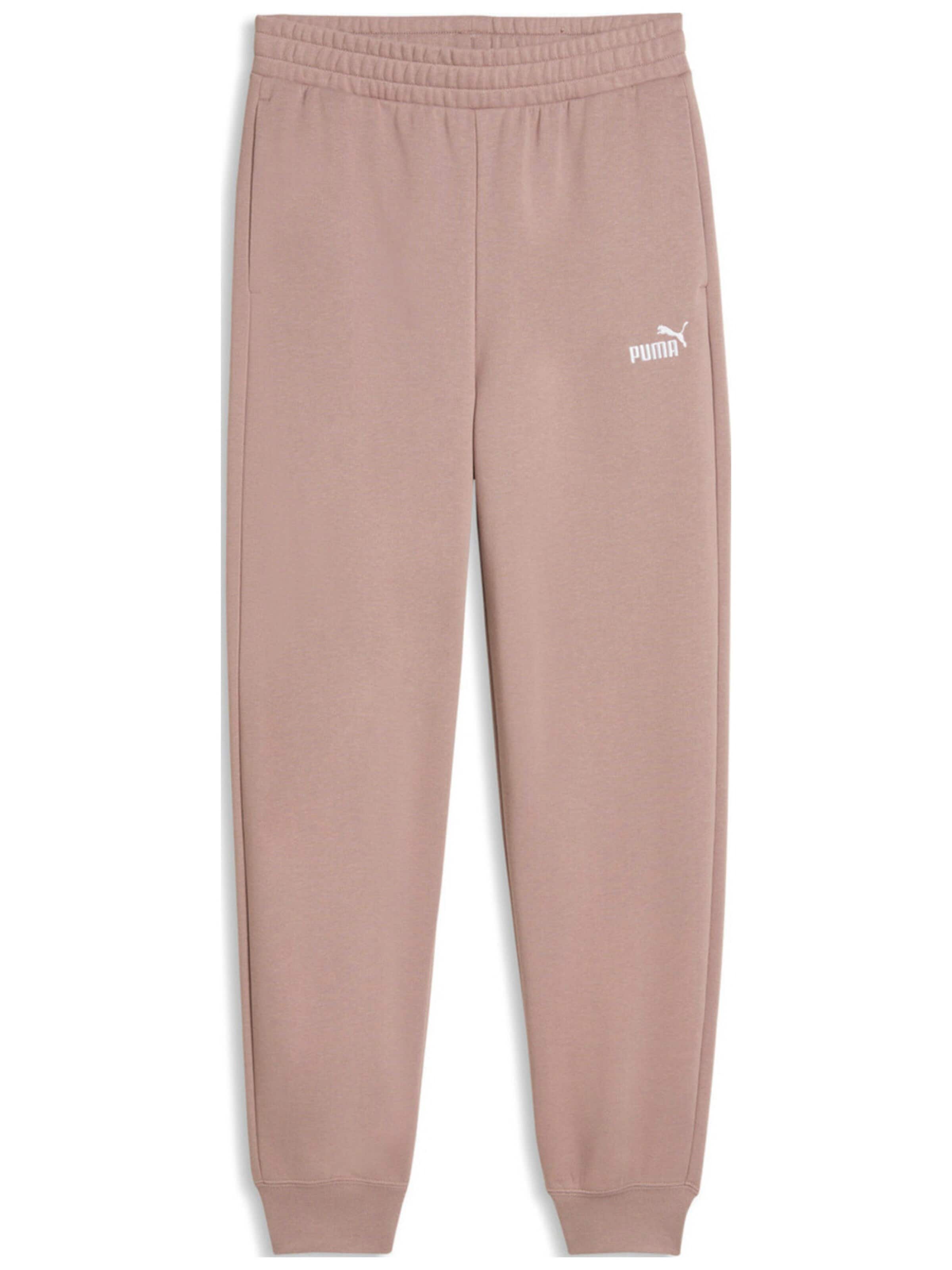 PUMA - regular Pantalón deportivo 'Puma Ess Small No.1 Logo Standard High-waist' en rosa: frente