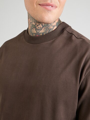 WEEKDAY Shirt 'Great' in Brown