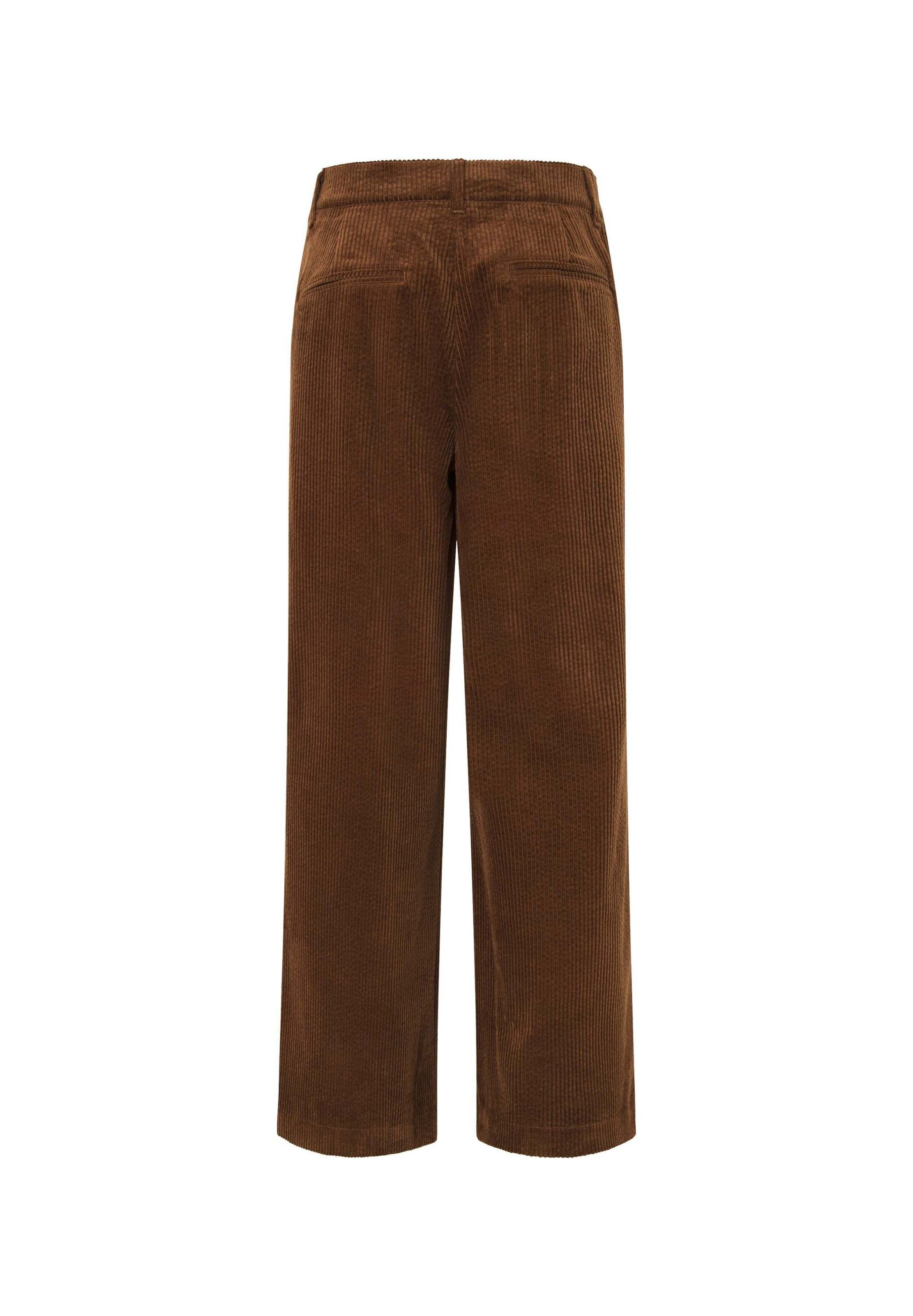 Pepe Jeans Wide Leg Hose 'DANNA' in Braun