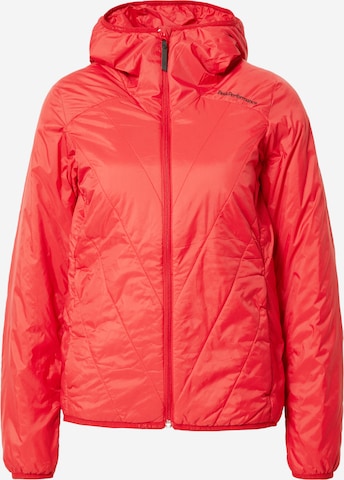 PEAK PERFORMANCE Outdoorová bunda - Červená: predná strana