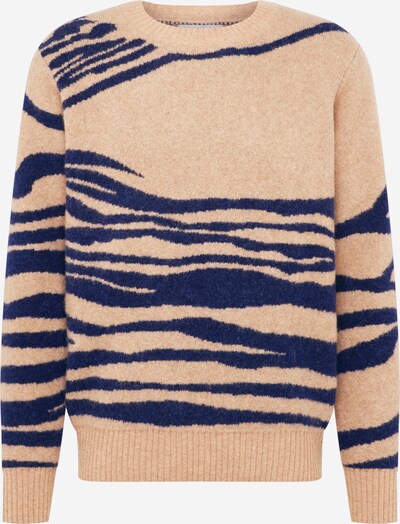 Guido Maria Kretschmer Men Pullover 'Henry' em areia / navy, Vista do produto