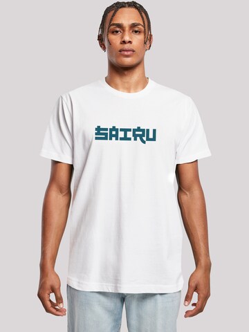 F4NT4STIC Shirt 'Koi Fish Japan Streetstyle' in Wit
