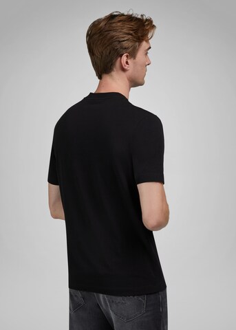 HECHTER PARIS Shirt 'JERSEY' in Zwart
