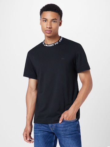 T-Shirt LACOSTE en noir : devant