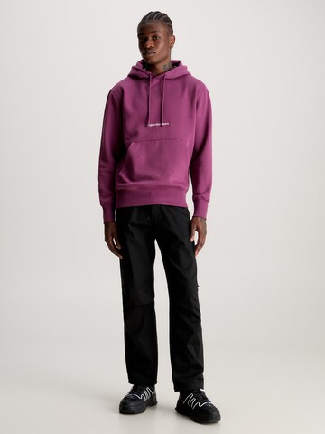 Sweat-shirt Calvin Klein Jeans en violet