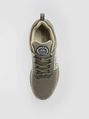 CAMP DAVID Leichter Sneaker im Strick-Design in Grün