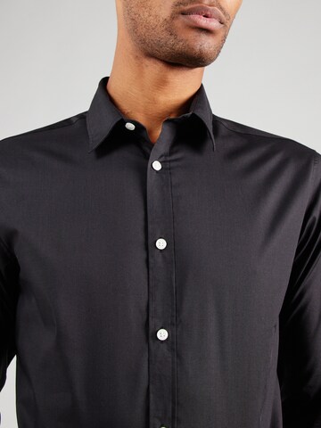 JJ Rebel - Ajuste estrecho Camisa 'JREBGAVIN' en negro
