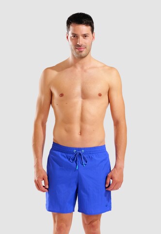 ARENA Badeshorts 'BEACH BOXER SOLID' i blå: forside
