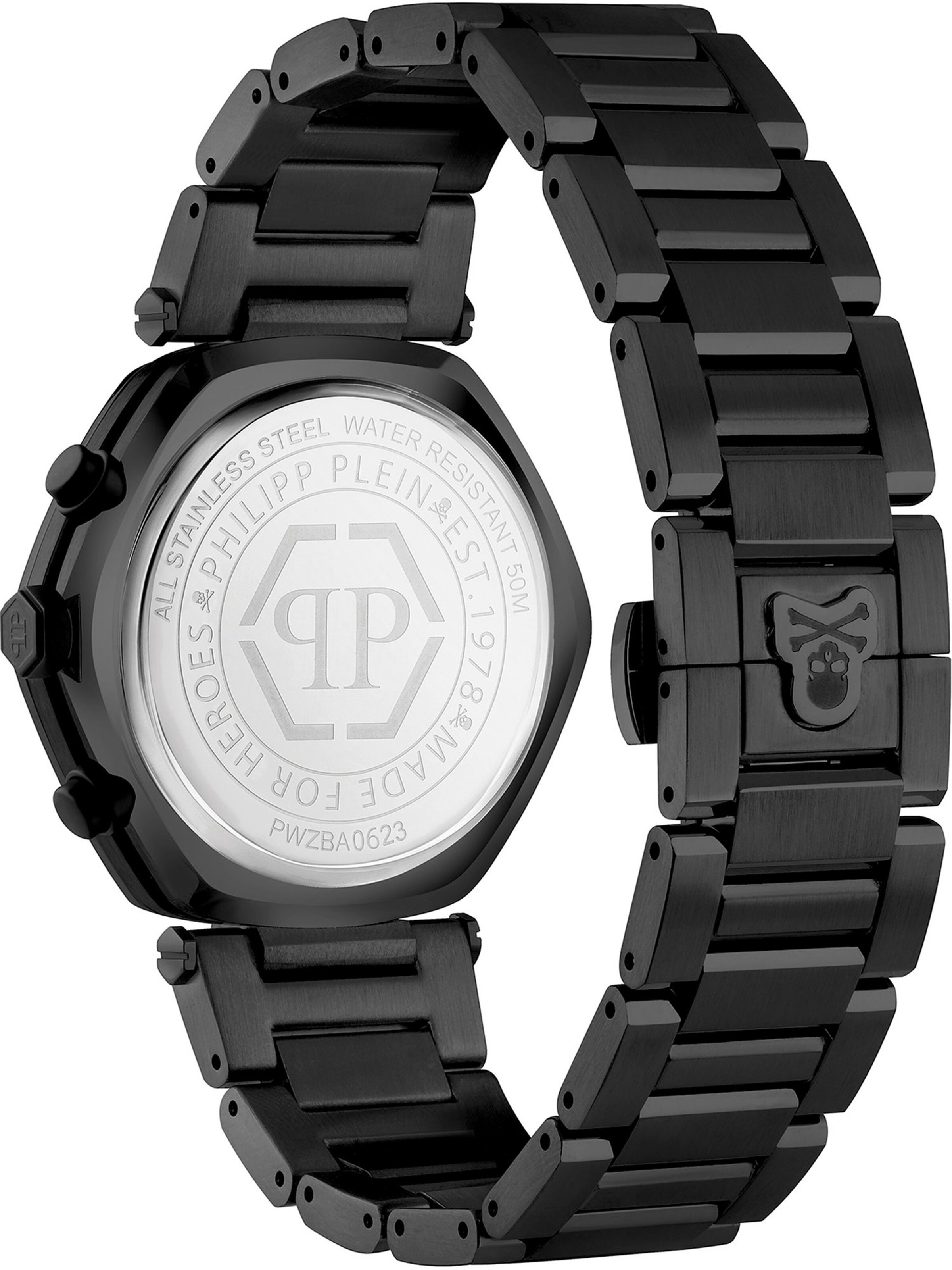 Montre à affichage analogique Philipp Plein en noir
