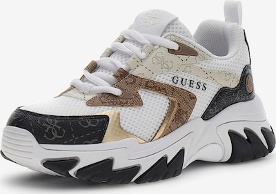 GUESS Tenisky 'NOTISS' - velbloudí / bronzová / černá / bílá, Produkt