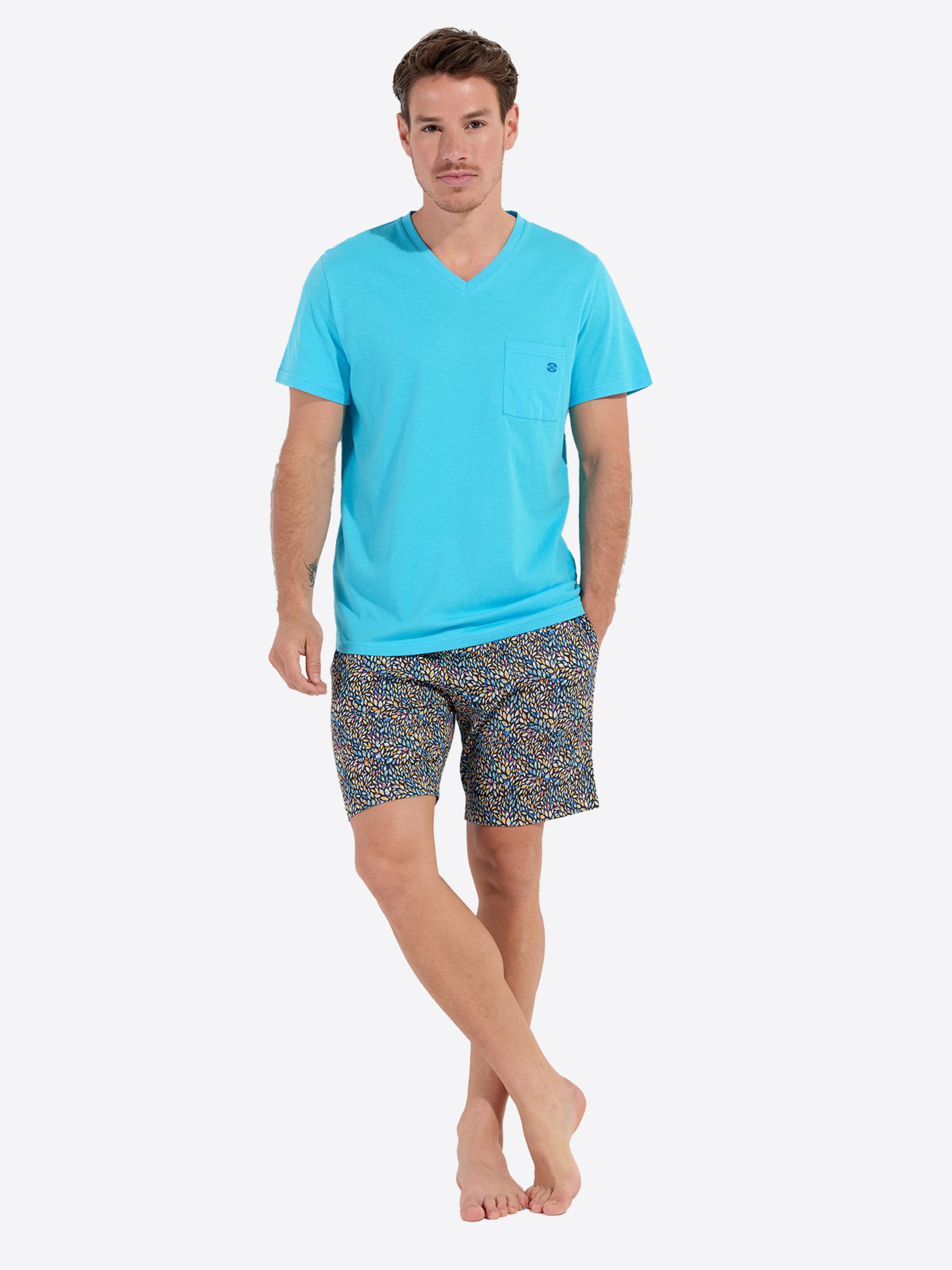 HOM Short Pajamas ' Buddy ' in Blue