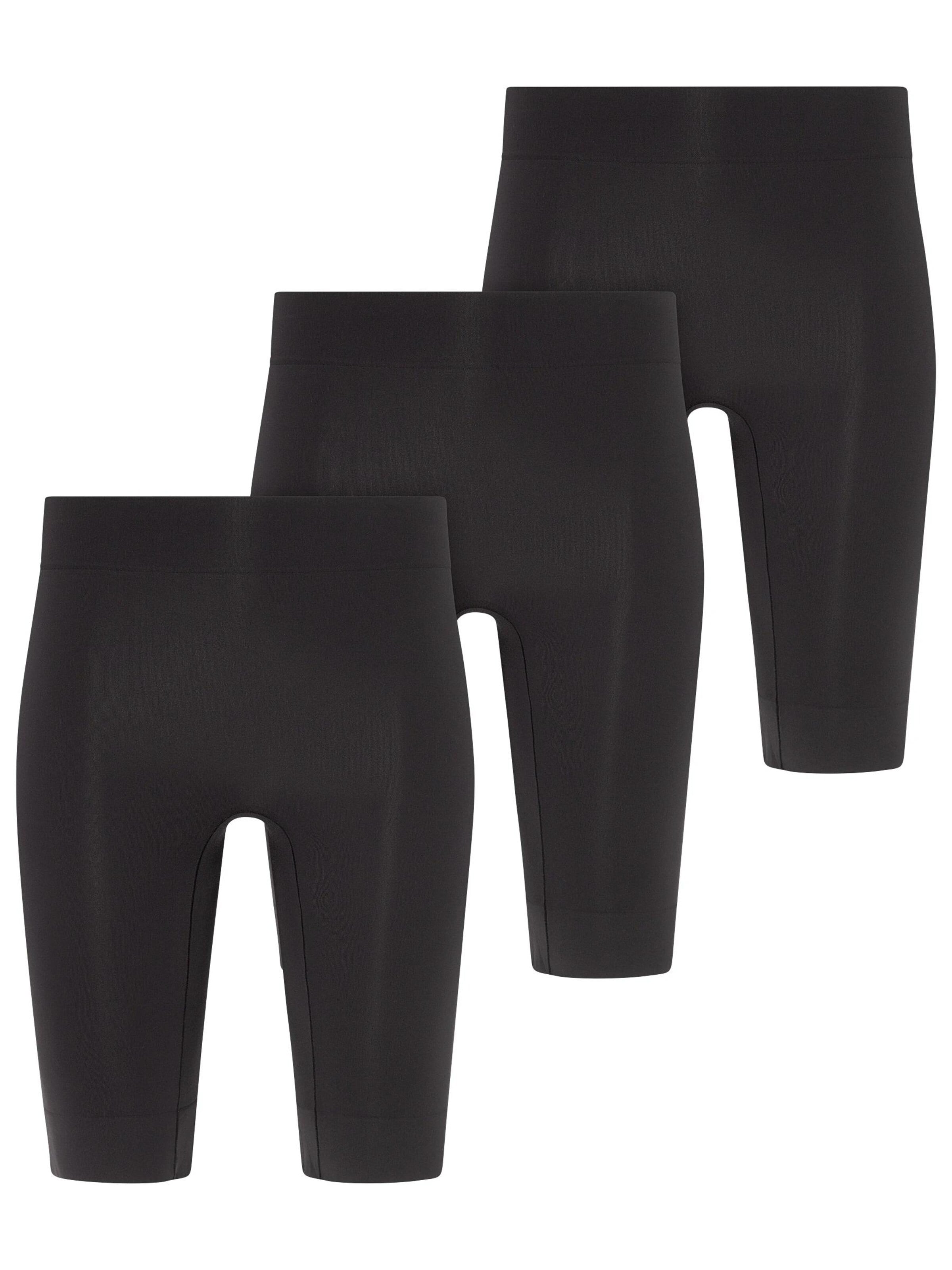 JOCKEY Shaping Pants 'Skimmies® Seamfree™ Ultralight Smoothing Full-Thigh Slipshort - 3 Pack' in XXL in Black, Item view