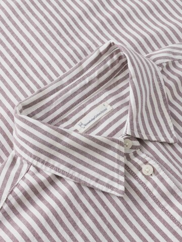 KnowledgeCotton Apparel Bluse ' Oxford' in Braun